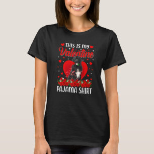 Cute This Is My Valentine's Day Newfoundland Dog P T-Shirt