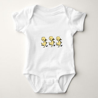 Cute Three Little Ducklings Baby Bodysuit
