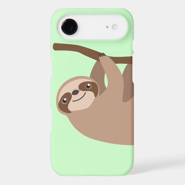 Cute Three-Toed Sloth Case-Mate iPhone Case (Back)