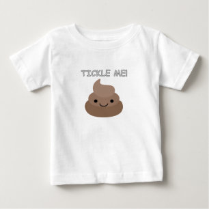 Cute Tickle Me Poop Emoji Baby T-Shirt