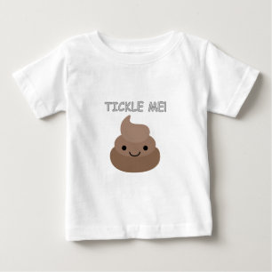 Cute Tickle Me Poop Emoji Baby T-Shirt