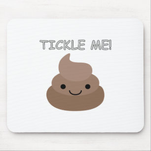 Cute Tickle Me Poop Emoji Mouse Mat