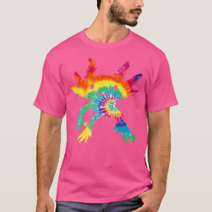 Cute Tie-Dye Axolotl Boy Girl Salamander Axolotl T-Shirt