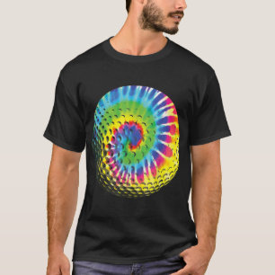 Cute Tie Dye Golf Gift Men Women Funny Rainbow Col T-Shirt