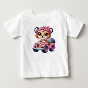 🐯💛Cute Tiger Baby Fine Jersey T-Shirt 🐯🍼