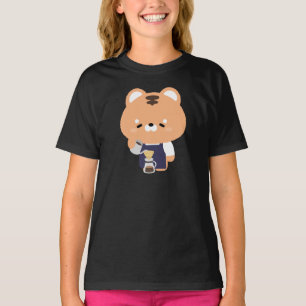 Cute Tiger Barista T-Shirt