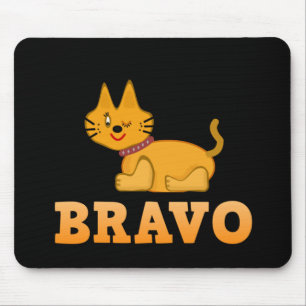 Cute tiger cub cat animal pet brave bravo cartoon mouse mat