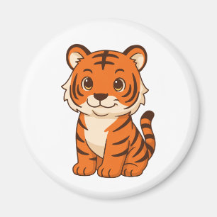 Cute Tiger Cub Magnet