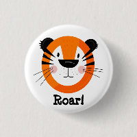 Cute Tiger Face Roar Art