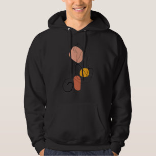 Cute Tiger Mum Graphic For Women Unique Line Aest Hoodie