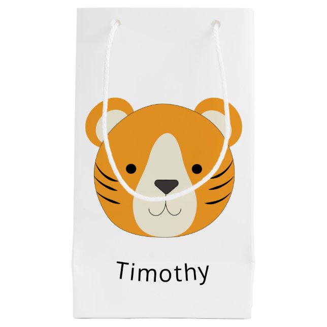 Cute Tiger Small Gift Bag (Front)