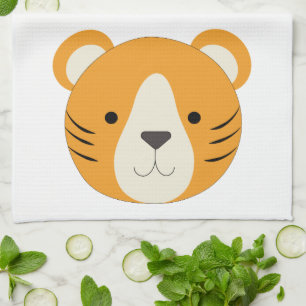 Cute Tiger Tea Towel