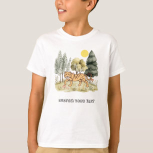 Cute Tiger with custom text T-Shirt