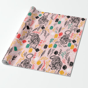 Cute Tiger Wrapping Paper