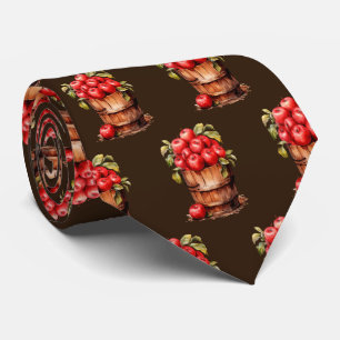 Cute tiled apple pattern fruit  tie