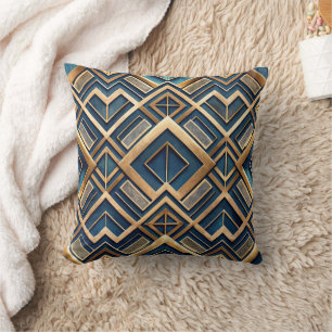 Cute tiled Art Deco pattern Cushion