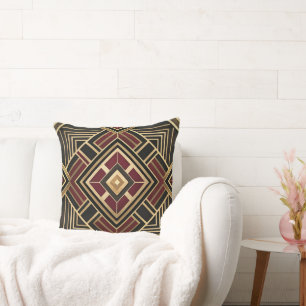 Cute tiled Art Deco pattern Cushion