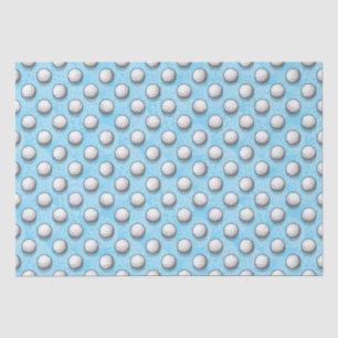 cute tiled golf ball tiled pattern tissue paper