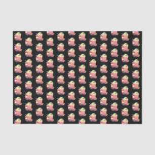 cute tiled movie popcorn pattern  tissue paper
