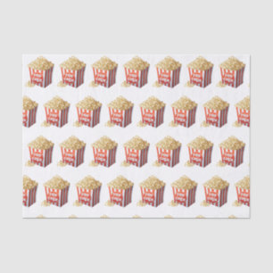 Cute tiled popcorn party tissue paper