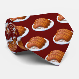 Cute tiled Sausage pattern Tie