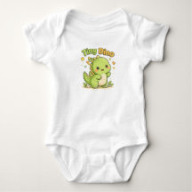 Cute Tiny Dino Baby Bodysuit