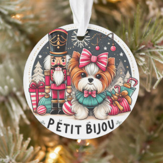 Cute Tiny Dog Ornament  