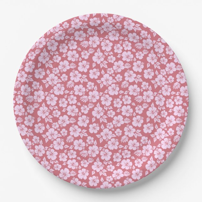 Cute tiny flower seamless pattern paper plate (Front)