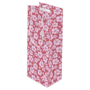 Cute tiny flower seamless pattern wine gift bag