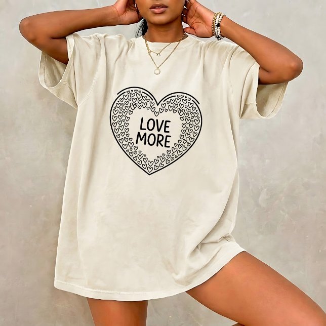 Cute Tiny Heart Positive Quote T-Shirt (Creator Uploaded)