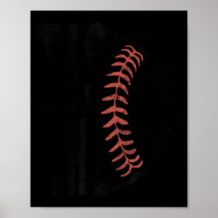 Cute Tis Season Baseball Softball Funny Poster