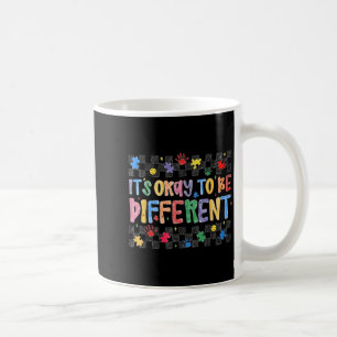 Cute to Be Different Autism Awareness Month Puzzle Coffee Mug