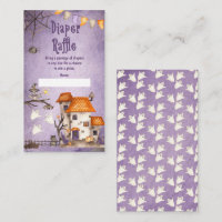 Cute to Spook Halloween Baby Shower Diaper Raffle
