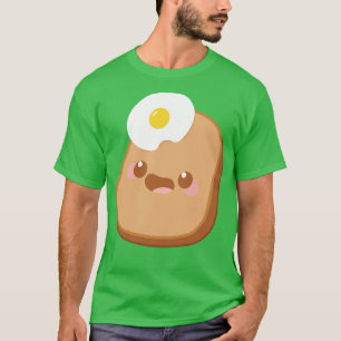 Cute Toast Lover Kawaii Style Bread with Sunny sid T-Shirt