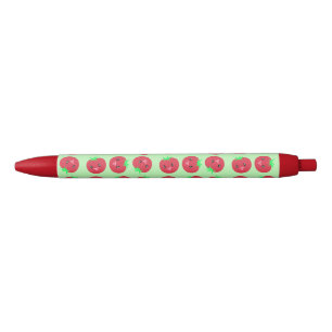 Cute Tomato kawaii vegan Black Ink Pen