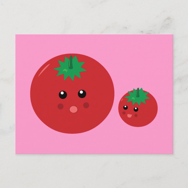 Cute Tomato Postcard (Front)