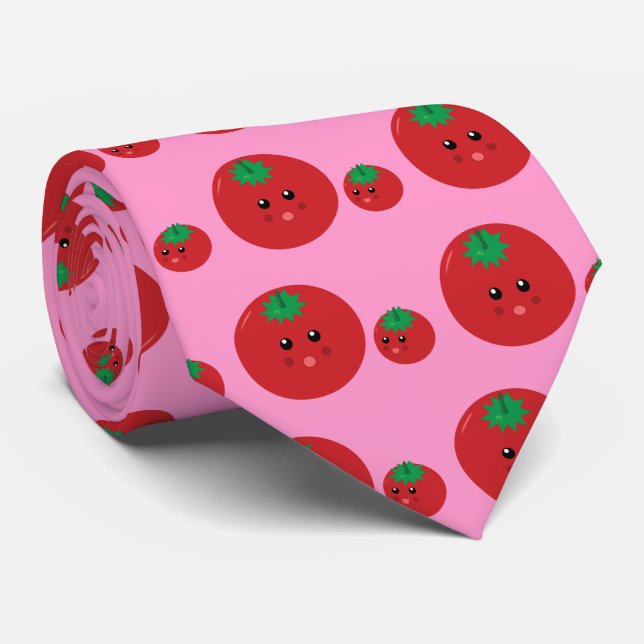 Cute Tomato Tie (Rolled)