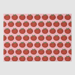 Cute Tomato Watercolor Tissue Paper