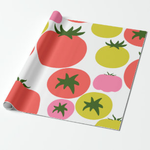 Cute Tomato Wrapping Paper