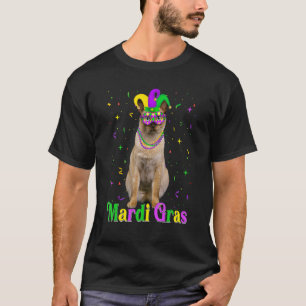 Cute Tonkinese Cat Animals Mardi Gras Carnivals T-Shirt
