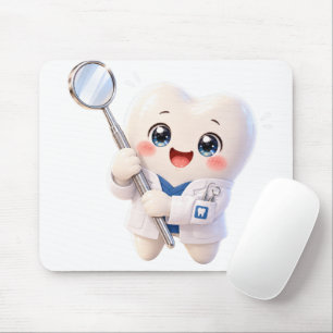Cute Tooth Dentist Mouse Pad Dental Gift