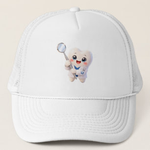 Cute Tooth Dentist Trucker Hat Dental Gift