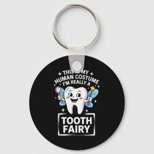 Cute Tooth Fairy Costume For Men Women Kids Teeth Key Ring