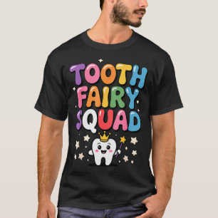 Cute Tooth Fairy Costume For Men Women Kids Teeth T-Shirt