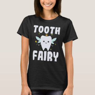 Cute Tooth Fairy Loose Tooth Teeth Fairy Tale Read T-Shirt