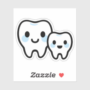 Cute Tooth Family – Smiling Parent & Child Design