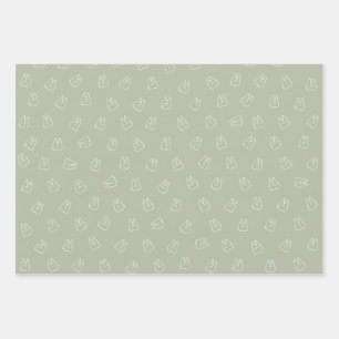 Cute Tooth Wrapping Paper
