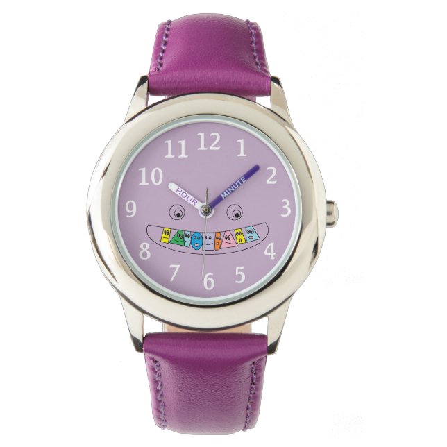 Cute Toothy Mouth Kids Watch (Front)