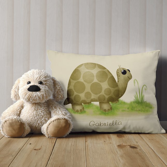 Cute Tortoise Accent Pillow (Creator Uploaded)
