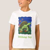 Cute Tortoise Birthday Boy T-Shirts